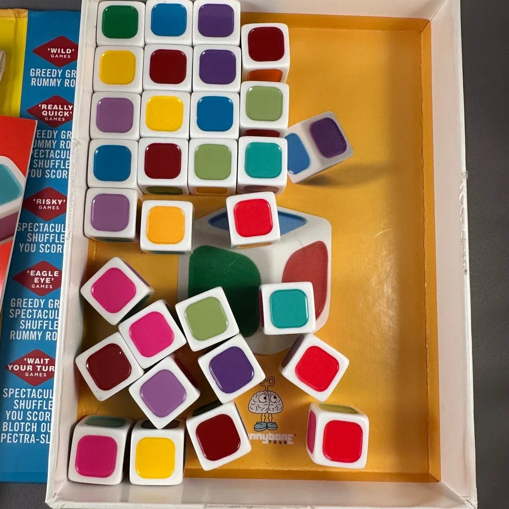 Funnybone Toys SPECTRA CUBE Games 30 Color Cubes Ages 6-99 Family‎ Fun